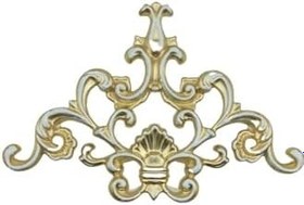 Resim Decogold Saray Tavan Köşe Motif 27 * 18 Cm Bronz beyaz 