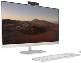 Resim HP 27-CR0009NT i5 1335U 48GB 2TB SSD Intel Graphics 27" FHD IPS W11H All In One PC Beyaz & PER4 