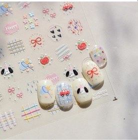 Resim Flybuy Sevimli Köpek Yavrusu Çiçekler & Yağmurlu Gökkuşağı To3790 