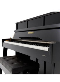 Resim KÖHNER SLP-980BK Dijital Duvar Piyano (88 TUŞLU, TUŞ HASSASİYETİ, KAPAKLI) - Kulaklık Ve Tabure Hediyeli 
