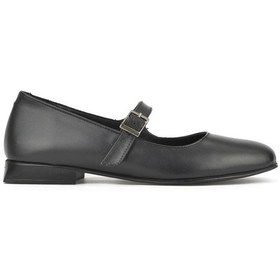 Resim Ziya, Kadın Hakiki Deri Babet 1531050z25100780k Siyah 1531050z25100780k 000 Siyah 