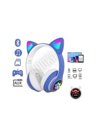 Resim Toygo Kedi Kulaklık 5.0 Akıllı Rgb Led Detaylı Bluetooth Kablosuz Kulaklık Çocuk Oyuncu Yeni 