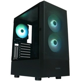 Resim Dark GT PRO T-Glass Mesh Ön Panel Atx Oyuncu Kasası 