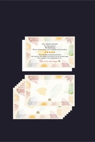 Resim Örün Matbaa Thank you English Card Teşekkür kartı İngilizce 60 Pieces/Adet 
