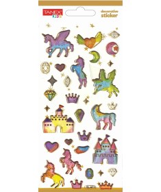 Resim Tanex Decorative Sticker-4 Puffy Etiketi Tnx-5003 