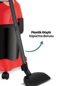 Resim GoldMaster Süperturbo Islak Kuru 8.7 Litre Toz Torbalı Elektrikli Süpürge 