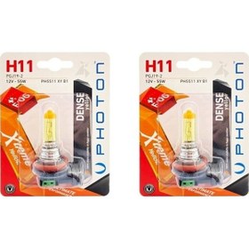 Resim H11 Xtreme Yellow Limon Sarısı Far Ampülü Takımı 2 Adet 