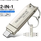 Resim Tip C 3'ü 1 Arada Usb 3.0 Flash Sürücü 64 Gb 128 Gb 256 Gb Pendrive Kalem Gümüş 128gb Diğer 