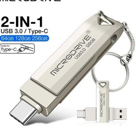 Resim Tip C 3'ü 1 Arada Usb 3.0 Flash Sürücü 64 Gb 128 Gb 256 Gb Pendrive Kalem Gümüş 128gb Diğer 