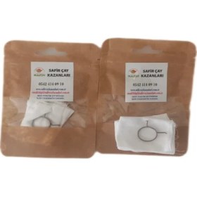 Resim Safir Çay Kazanları Safir Musluk Bezi Çay Ocağı Kazanı Için 2 Paket 10 Adet Musluk Süzgeci Safir Çay Kazanları 