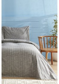 Resim Nautica Home Marlen Tek Kişilik Yatak Örtüsü Seti Antrasit 
