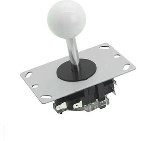 Resim Arcade Oyunu İçin Beyaz-klasik Arcade Joystick Yedek Parçaları 