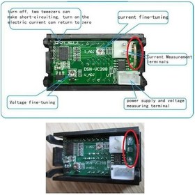 Resim Gözelerelektronik-0.28" 100V 10A Çift Led Ekranlı Voltmetre Ve Ampermetre Modülü 