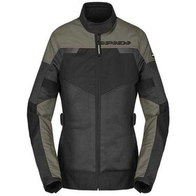 Resim Spıdı Tour Net Tex Lady Motosiklet Ceket Siyah - Yeşil 