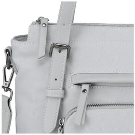 Resim Smart Bags Twill Dimi Kumaş Kadın Omuz Çantası 3329 Gri 