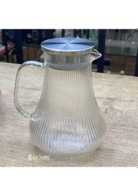 Resim Acar Seramik Metal Kapaklı Cam Sürahi 1800 Ml 