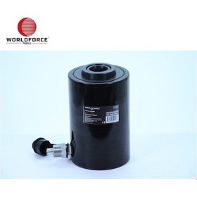Resim Worldforce 11169 Delikli Hidrolik Silindir 30 Ton Strok: 50 mm Hidrolik Delikli Makine Krikosu 