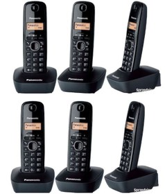 Resim Panasonic KX-TG1616 6 Ahizeli Telsiz Telefon | Panasonic Panasonic