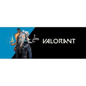 Resim Kasırga Valorant 1 Blue Oyuncu Mouse Pad 70x30 Cm Kaymaz Dikişli 