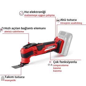 Resim Einhell Varrito, Akülü Raspalama Makinesi 