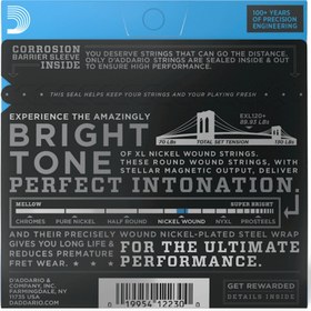 Resim D'Addario EXL120+ XL Nickel Elektro Gitar Teli - Super Light Plus (9,5-44) 