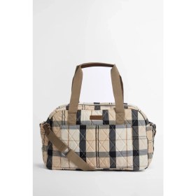 Resim Barbour Wetherham Kapitone Seyahat Çantası BE32 Safari Tartan 