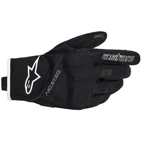 Resim Alpinestars Stella Moblast Wp Korumalı Kadın Motosiklet Eldiveni Siyah Beyaz 