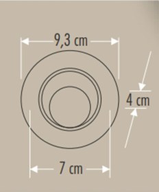 Resim Ct-5204 Akik Spot 7w Günışığı 