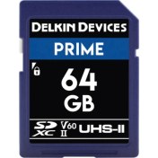 Resim Delkin Devices 64GB Prime Uhs-Iı Sdxc (V60) Hafıza Kartı 