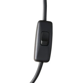 Resim Conana E27 Duylu 2 Metre Arapuarlı (Aç Kapat Anahtar) Fişli Abajur Duyu Seyyar (2X0,50) (Siyah) 