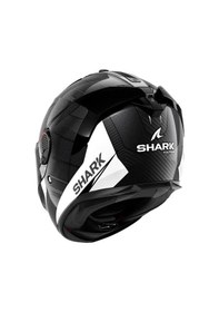 Resim Shark Spartan Gt Pro Karbon Şeffaf Vizörlü Kask Beyaz Siyah 