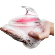 Resim Silikon Yumuşak Duş Saç Fırçası 