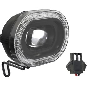 Resim E-Bisiklet LED Far DC12V-48V Ebike 2 Kablolu Sm Fiş Ön Lamba Işığı (Yurt Dışından) 