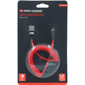 Resim SWISS CHARGER Sprial Usb Kablo 1,5 mt 