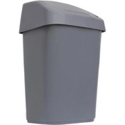 Resim SMARTER Çöp Kovası Plastik Sallanır Kapak 10 L - Gri 