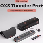 Resim Oxs Thunder Pro+ Gaming Soundbar, Kablosuz Yastık Hoparlör, 7.1.2 Dolby Atmos HDMI eARC, 3D Ses, 180W 