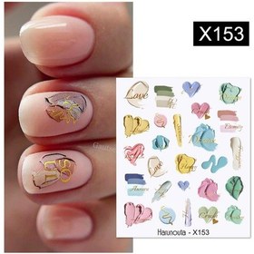 Resim Su Transferli Nail Art Sticker X153 55344-8 
