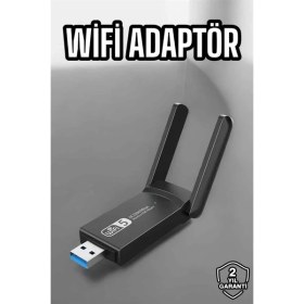 Resim Shopwave Wifi Alıcı Wifi Adaptörü USB Girişli 3.0 
