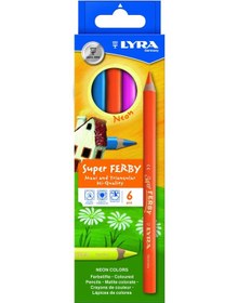 Resim Lyra 6 Renk Jumbo Neon Kuru Boya 3721063 