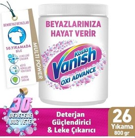 Resim Kosla Multipower 8O0G Oxi Advance Beyazlar Için Leke Çıkarıcı ve Deterjan, Sıfır 