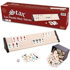 Resim Star Oyun Plastik Okey Takımı Koyu Bej - 1010983 