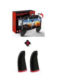 Resim W10 Oyun Kolu Oyun Konsolu Tetik Joystick Ve Eldiven 1 Adet W10 1 Adet Eldiven Set 