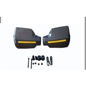 Resim Motosiklet Elcik Koruma Takımı SİYAH Kare OEM KALİTE 