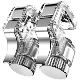 Resim R11-silver-2pcs Abs Cep Telefonu Oyun Tetikleyici R11 Pubg Gamepad İçin Joystick Denetleyi L1r1 Iphone Joystick & Gamepad 45437094 