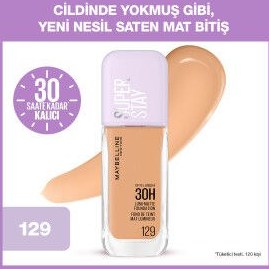 TeknoKapsül Maybelline New York Super Stay Lumi Matte Fondöten - 129 Fiyatı ve Özelliklerı - Badem