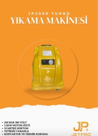 Resim JetPro Teknik OTO YIKAMA SETİ 3 LÜ SET 200 BAR YIKAMA MAKİNESİ - 100 LİTRE KÖPÜK TANKI - 3MOTORLU SÜPÜRGE 