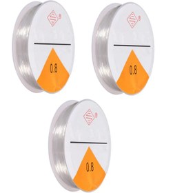 Resim Skygo 3x5 Metre Lastikli Misina Bileklik İpi 0,8 mm 