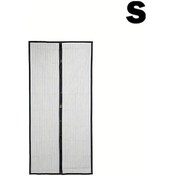 Resim Gaojunshop01 Siyah Tek Parça Rv Sineklik Kapı - Elastik Keten Malzeme Pil Gerekmez Kampçı Karavan 