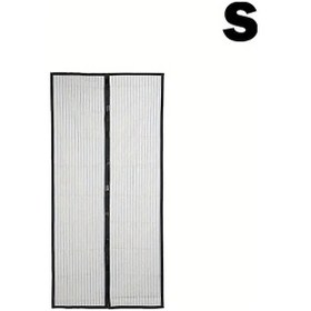 Resim Gaojunshop01 Siyah Tek Parça Rv Sineklik Kapı - Elastik Keten Malzeme Pil Gerekmez Kampçı Karavan 