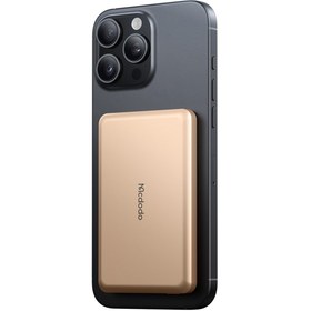 Resim Mcdodo MC-4642 5000mAh 20W METAL ULTRA İNCE KABLOSUZ POWERBANK 